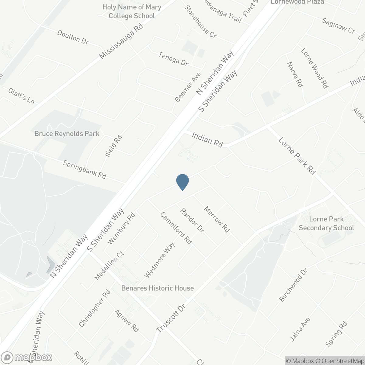 1548 WEMBURY ROAD, Mississauga, Ontario L5J 2L9